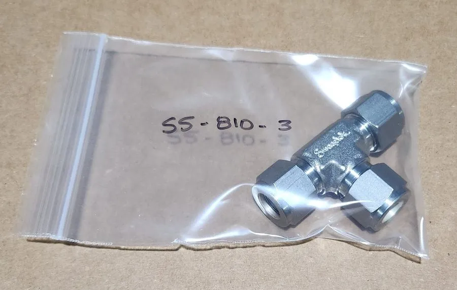 Фитинг Swagelok Stainless Steel Union Tee Fitting, 1/2" OD Tube, SS-810-3