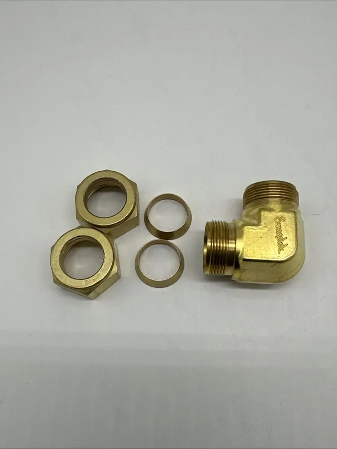 Фитинг Swagelok B-1210-9 Brass Swagelok Tube Fitting FNSP — фото лота 2