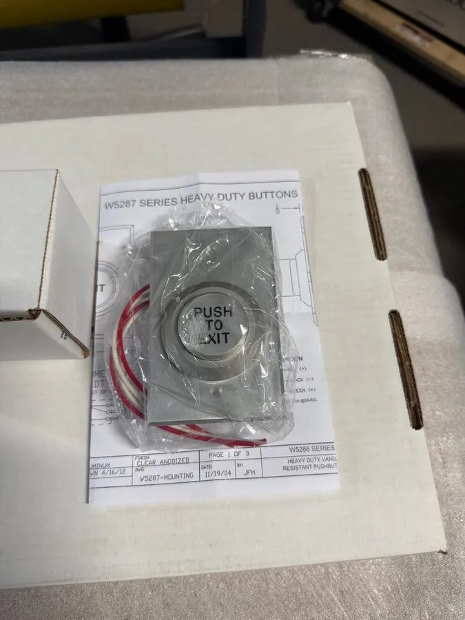 Оборудование видеонаблюдения Dortronics W5287-P23daxe1r Push To Exit Button, 24V — фото лота 2