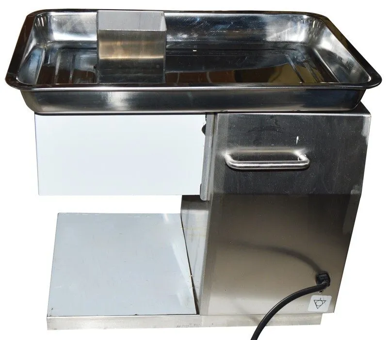 Слайсер 110V QSJ-T Shreded Meat Slicer Commercial Meat Cutter with 8mm Blade 250 — фото лота 4