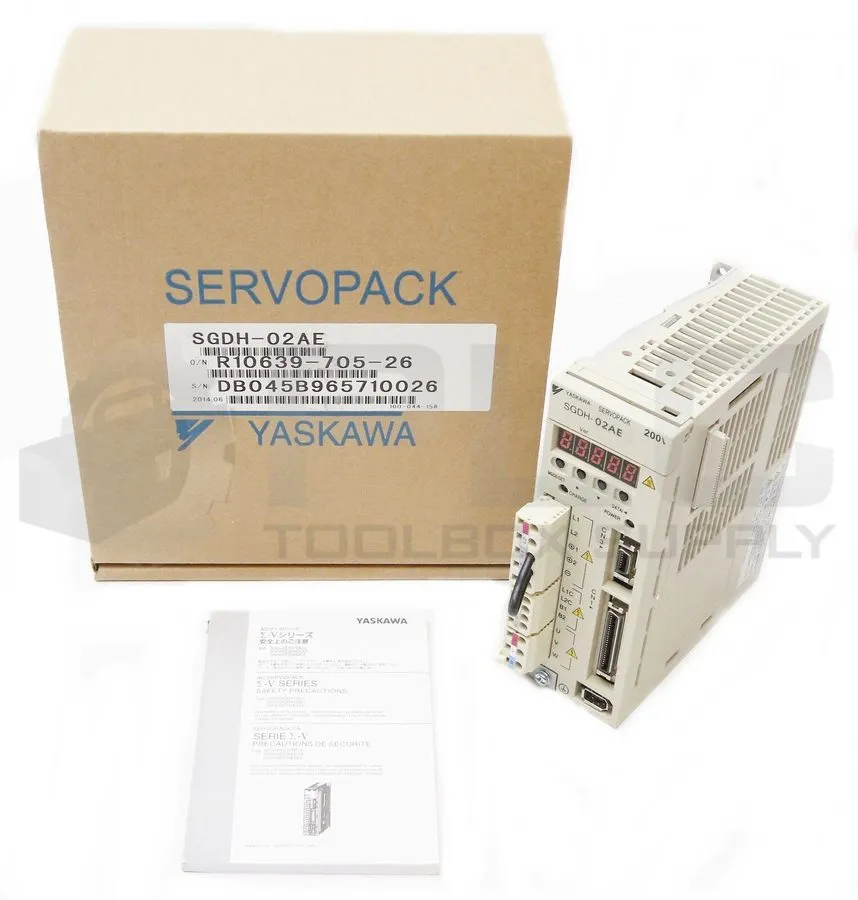 Сервопривод Yaskawa KCC-REM-Yec-SGDH02AE1-004 200V Servopack SGDH-02AE