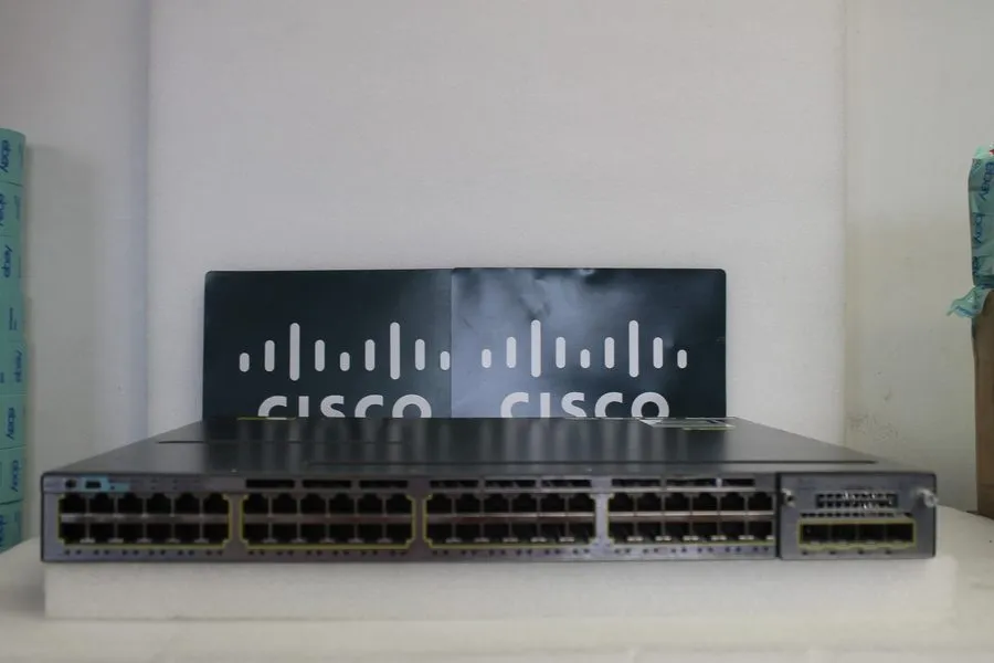 Коммутатор Cisco WS-C3750X-48P-E 3750X 48 port POE IP service switch. 90 Day's
