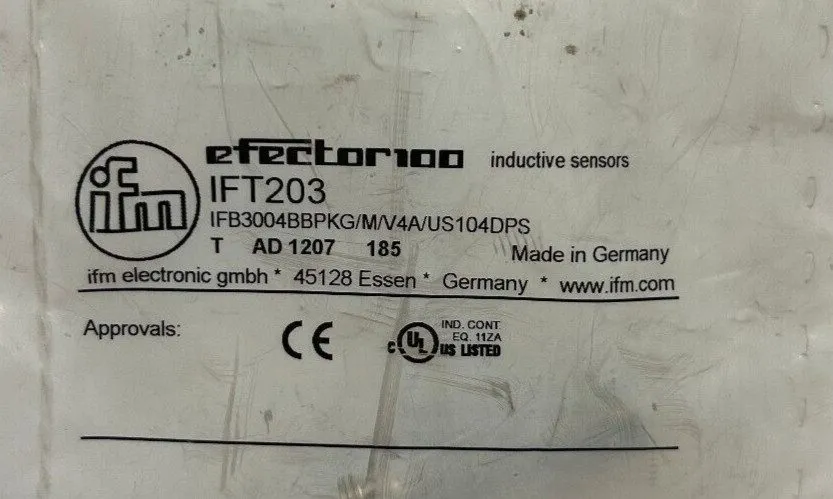 Датчик приближения IFT203 IFM Proximity Switch Sensor