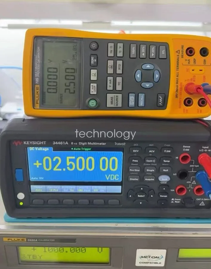 Калибратор Fluke 725 Multifunction Process Calibrator Testing with accessories-5 — фото лота 1