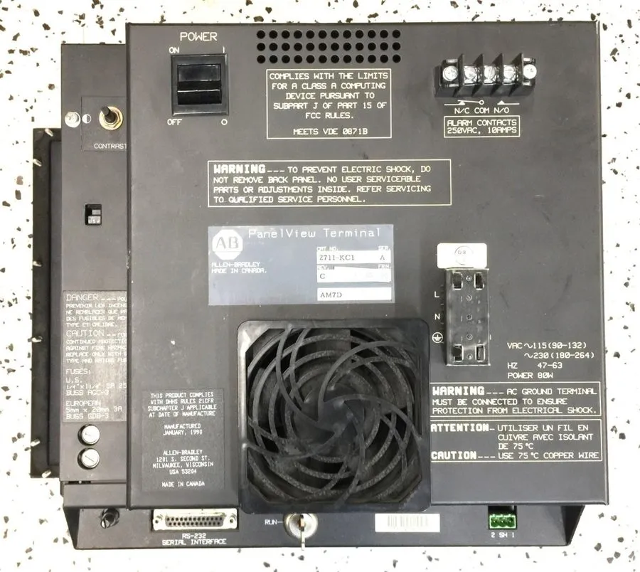 Панель оператора Allen-Bradley 2711-KC1 PanelView Terminal Rev. B Ser. D