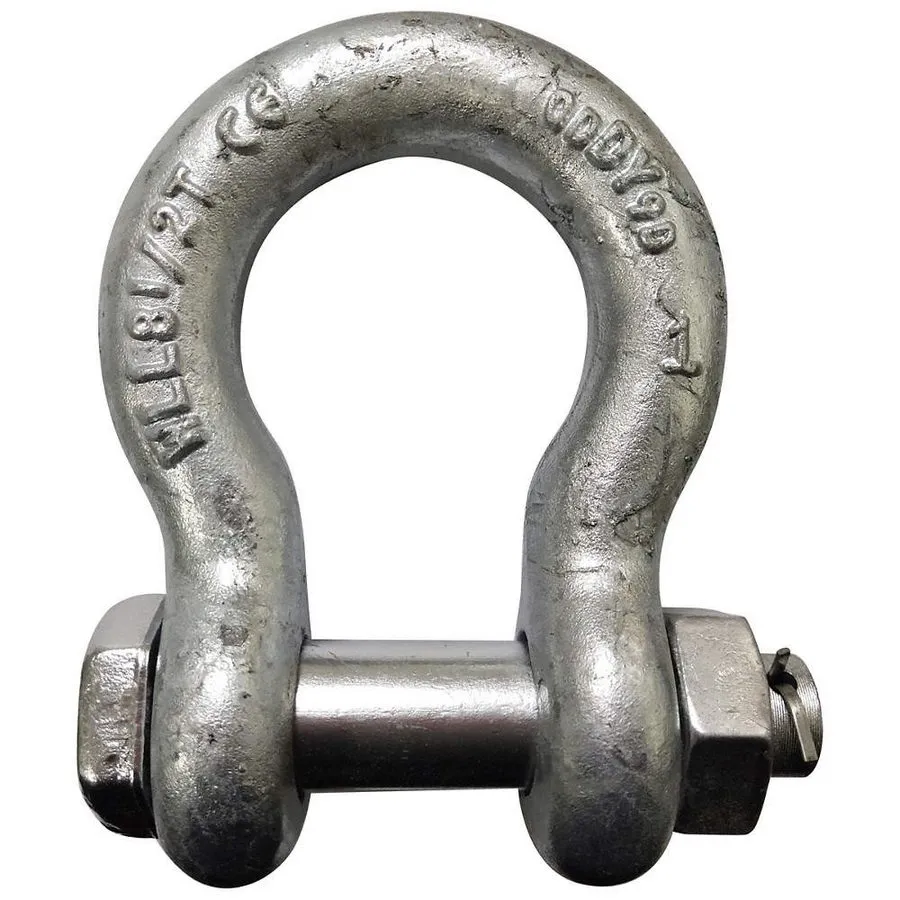 Такелажная скоба Zoro Select 55Ay31 Anchor Shackle, 17, 000 Lb, Carbon Steel