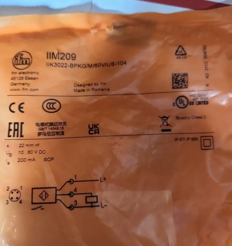Датчик приближения для IFM IIM209 Proximity Switch Sensor