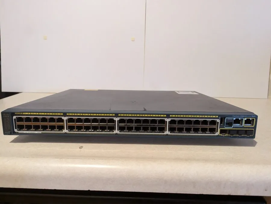 Коммутатор Cisco WS-C2960S-48FPS-L Catalyst 2960-S 48-Port PoE+ Network Switch