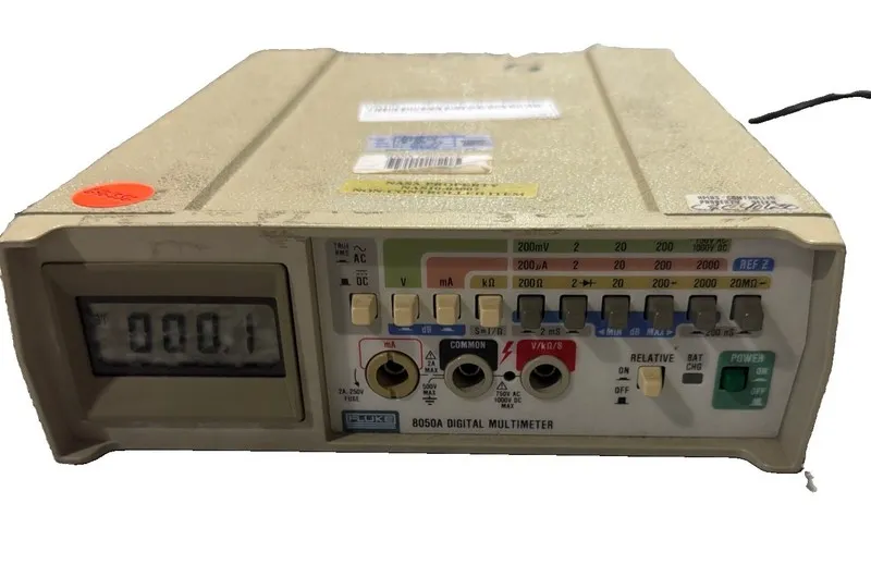 Мультиметр Fluke 8050A True RMS Digital Multimeter Benchtop Meter POWER ON T8B5