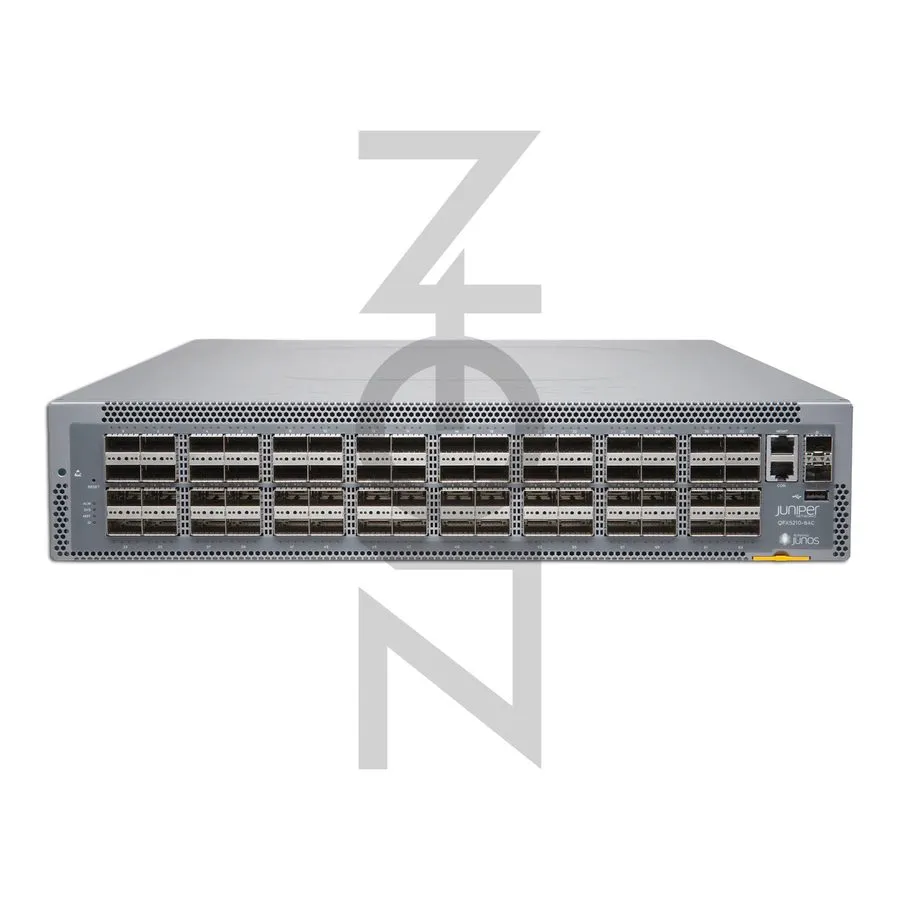 Коммутатор QFX5210-64C-AFO2 64 QSFP28 and 2 SFP+, Front to Back, AC, FLEX TRANSF