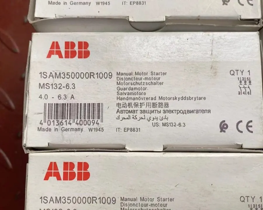 Автоматический выключатель ABB MS132-6.3 (4.0-6.3A) Motor Protection Circuit Bre