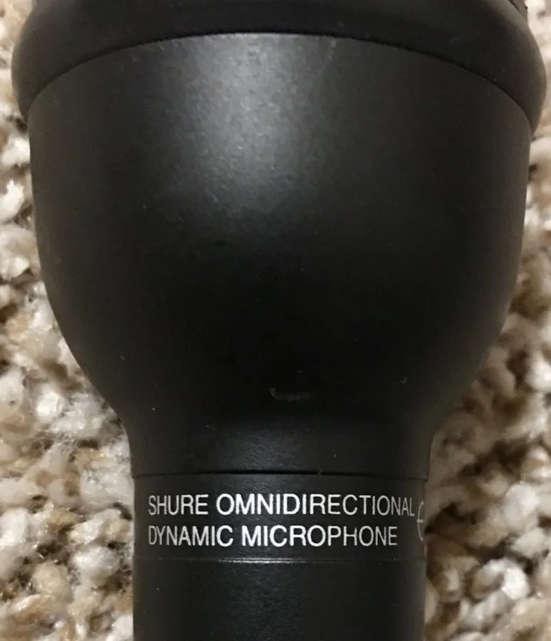 Микрофон Shure Radio Shack Model 33-1070D Omni-Directional Dynamic Microphone VG