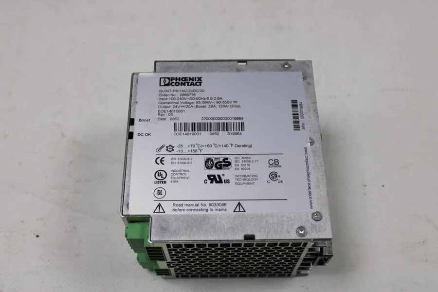 Блок питания 24V DIN Rail Power Supply Phoenix Contact 2866776 QUINT PS/1AC/24DC
