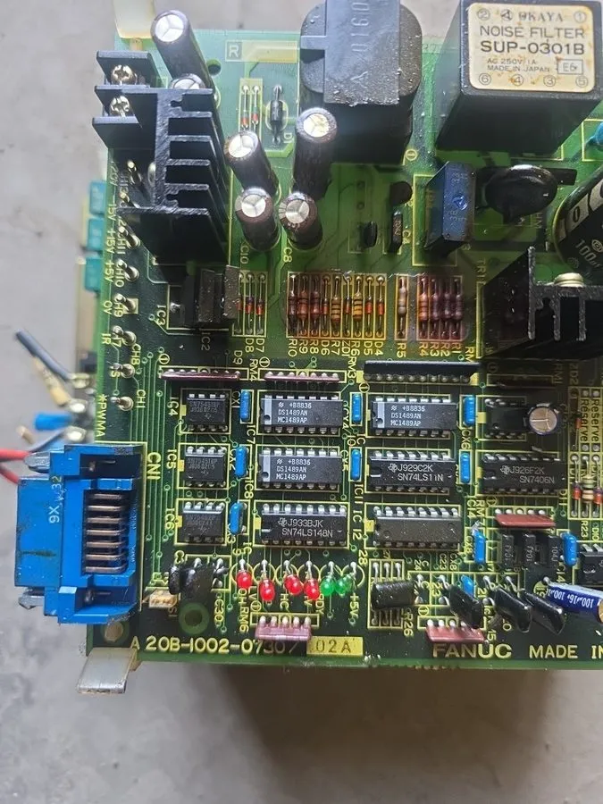 Плата ЧПУ Fanuc A20B-1002-0730 with A20B-1002-0740 Control Board — фото лота 1