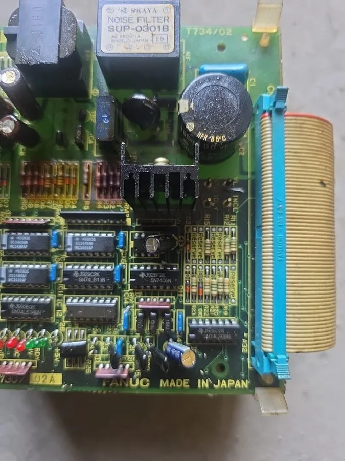 Плата ЧПУ Fanuc A20B-1002-0730 with A20B-1002-0740 Control Board — фото лота 2