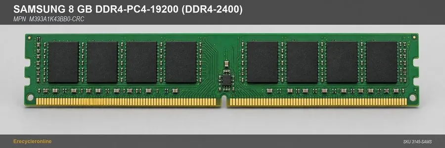 Модуль памяти Samsung 8GB DDR4 2400MHz ECC 2Rx4 REG RDIMM SERVER M393A1K43BB0-CR