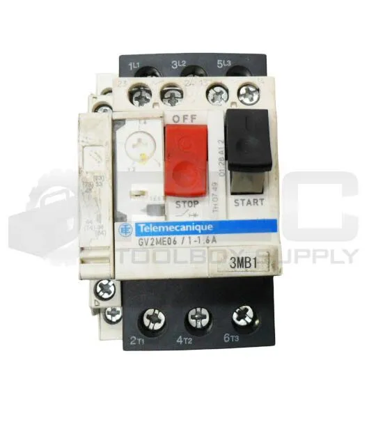 Автоматический выключатель Telemecanique GV2ME06/1-1.6A Motor Control Circuit Br