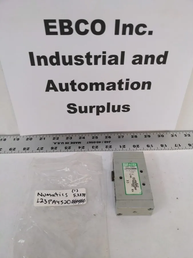 Пневмоклапан Numatics L23PA452O000000 Remote Pneumatic Pilot Control Valve