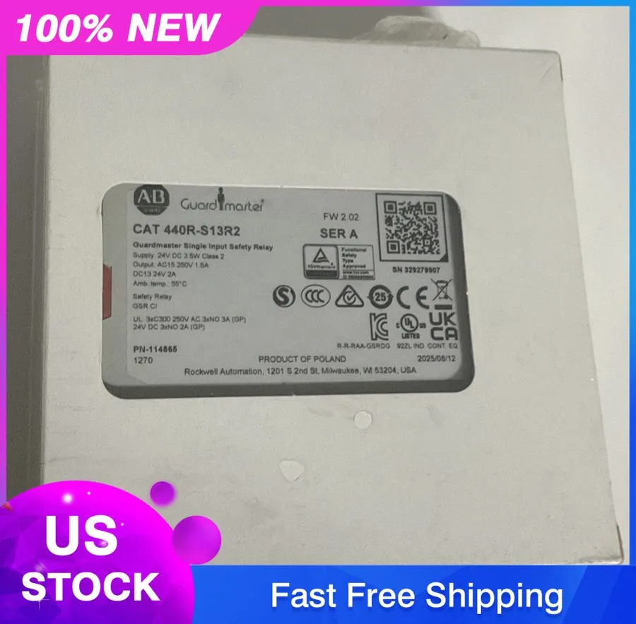 Реле безопасности Allen Bradley 440R-S13R2 Guardmaster Single Input Safety Relay