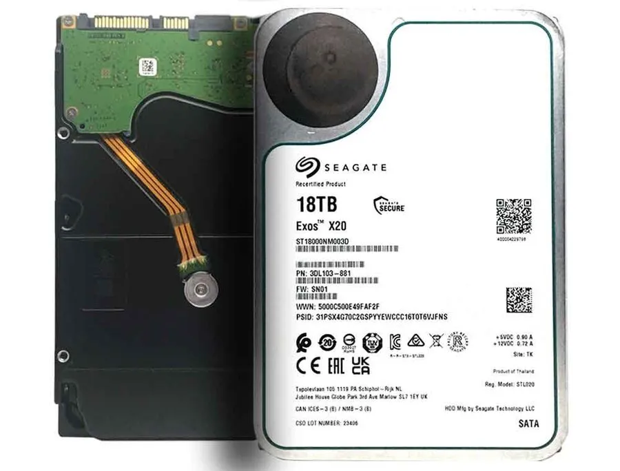 Жёсткий диск Seagate Exos X20 ST18000NM003D 18TB SATA 6Gb/s 7200 3.5" Enterprise