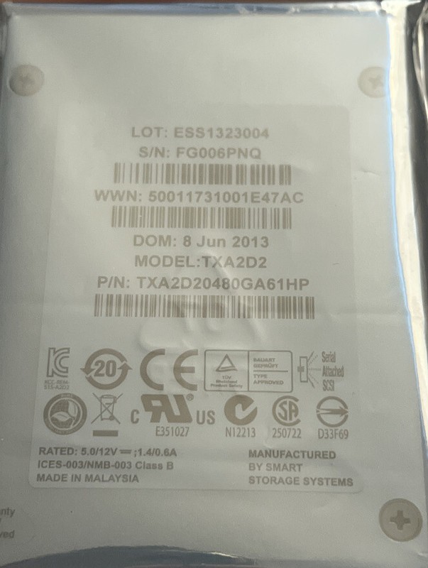 Фото лота TXA2D20480GA61HP от продавца №85682