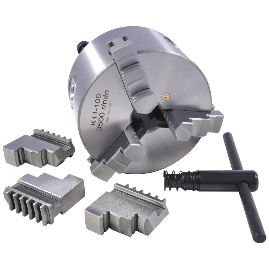 Режущий инструмент HHIP 4" 3-JAW PLAIN BACK LATHE CHUCK (3900-0032)