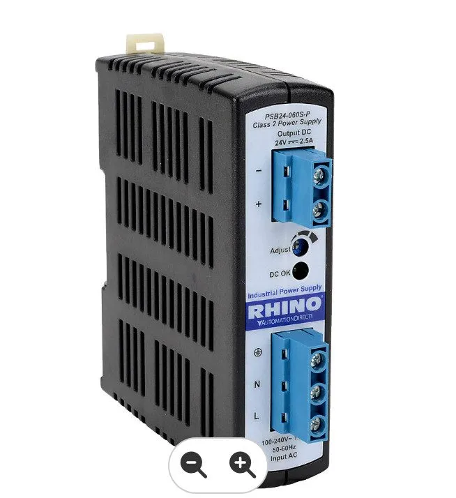 Блок питания RHINO PSB24-060S-P 24VDC 2.5A 60W DIN Rail Switching Power Supply — фото лота 1