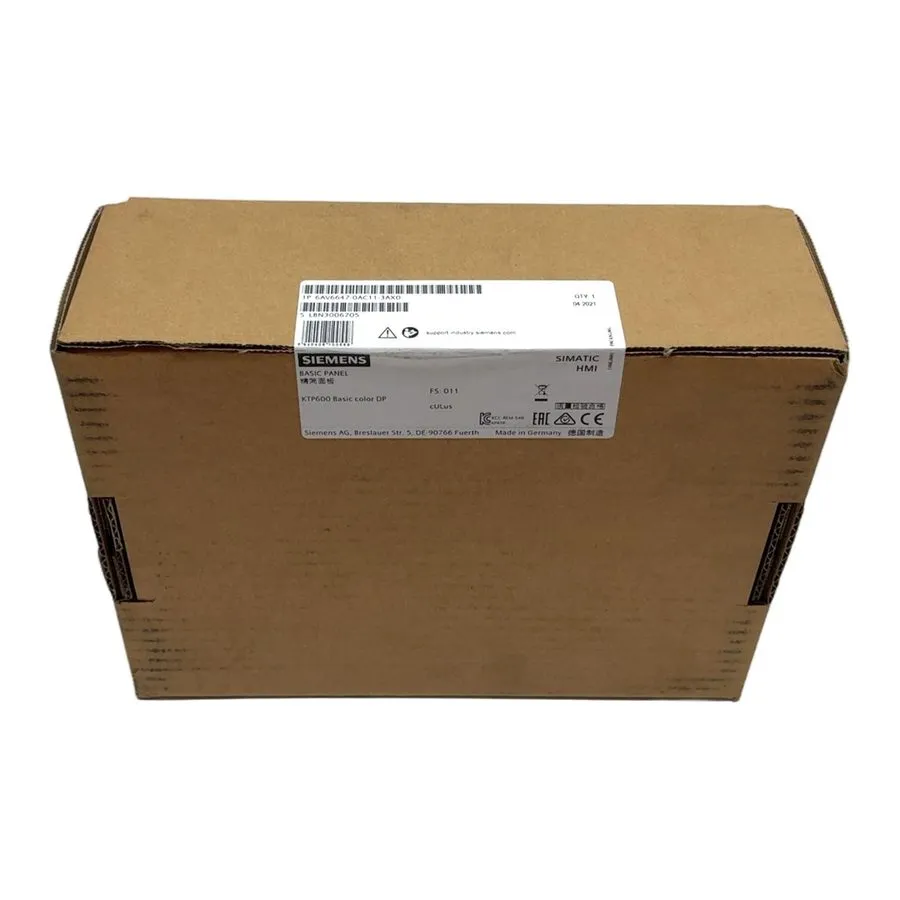 Панель оператора Siemens SIMATIC HMI KTP600 6AV6647-0AC11-3AX0 E:09 Basic Panel