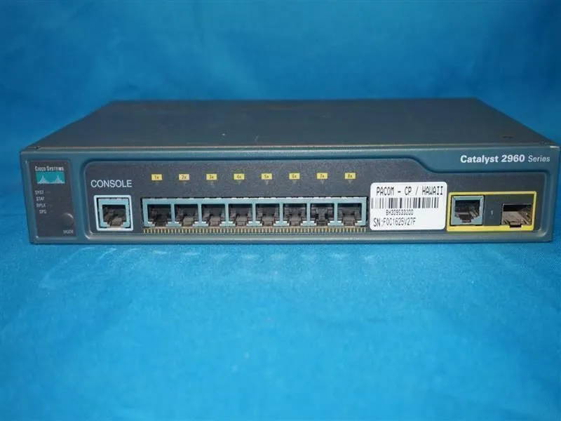 Коммутатор Cisco Catalyst (WS-C2960-8TC-L) 8-Ports External Switch Managed