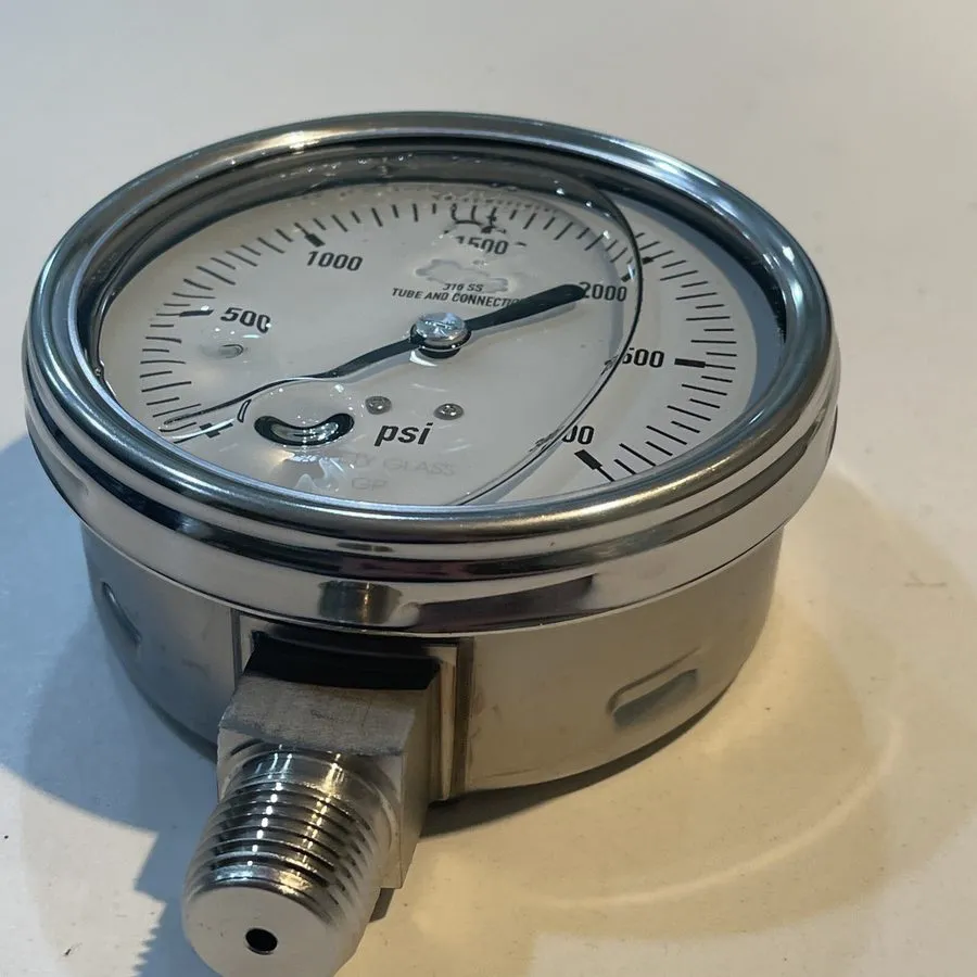 Трубопроводная арматура Wika 9832713 Industrial Liquid-filled Pressure Gauge Mod — фото лота 2