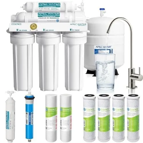 Насос Reverse Osmosis Drinking Water Filter System ROES-50X 5 Stage WQA Certifie