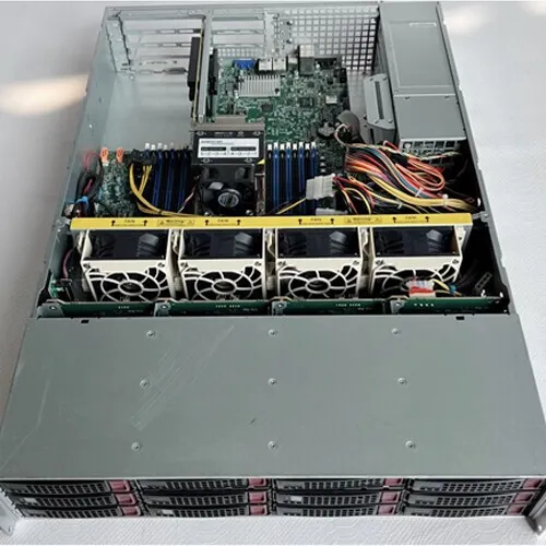 Сервер Supermicro H11SSW-NT EPYC Motherboard Custom Server /12x 3.5" LFF/9364-8I