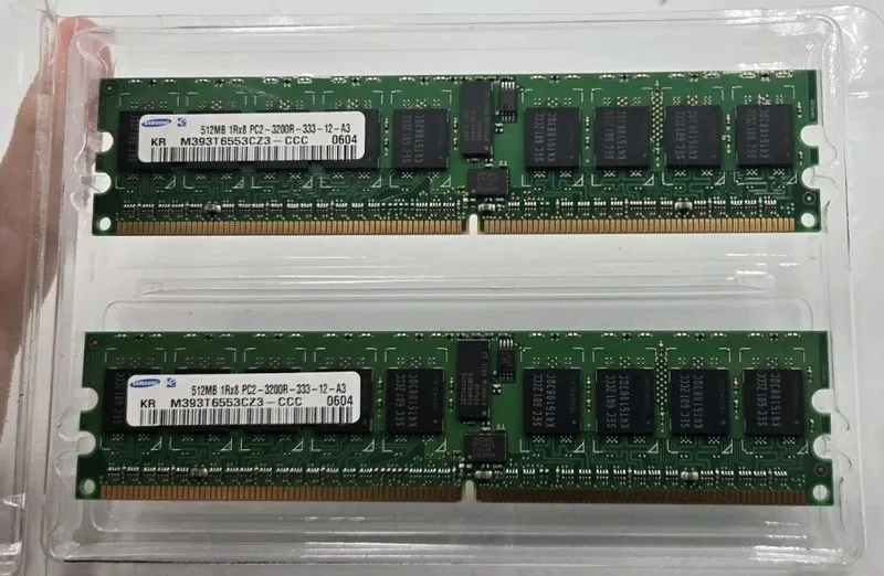 Модуль памяти x 1GB IBM PC2-3200R DDR2 ECC Registered Server RAM 4GB Tot Hynix E