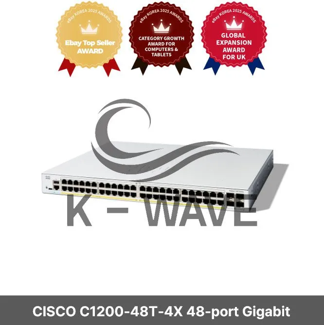 Коммутатор Cisco C1200-48T-4X 48-port Gigabit Managed Switch 10G 4SFP+