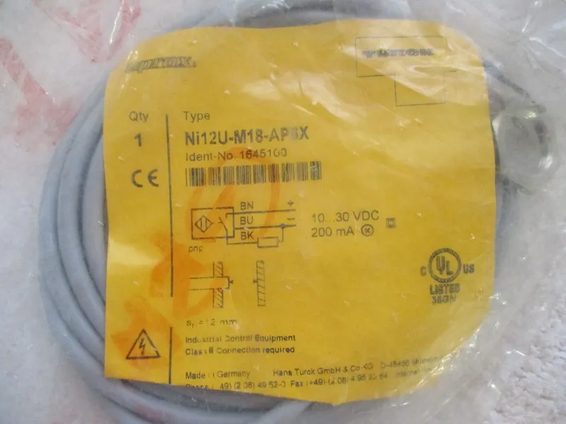 Датчик приближения Turck Ni12U-M18-AP6X Inductive Proximity Switch Sensor