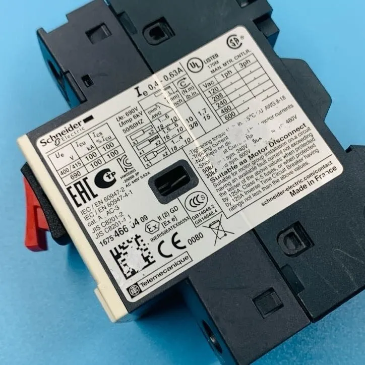 Автоматический выключатель Telemecanique GV2ME04 Motor Circuit Breaker 0.4-0.63A — фото лота 4
