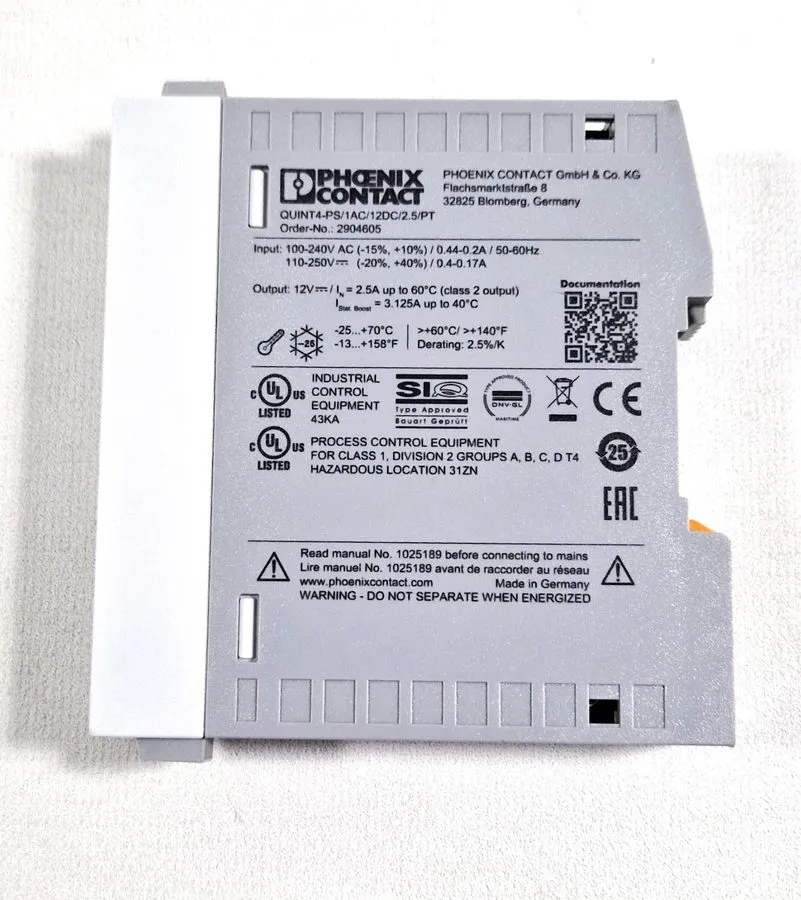 Блок питания Phoenix Contact Quint4-PS/1AC/12DC/2.5/PT Power Supply 2904605