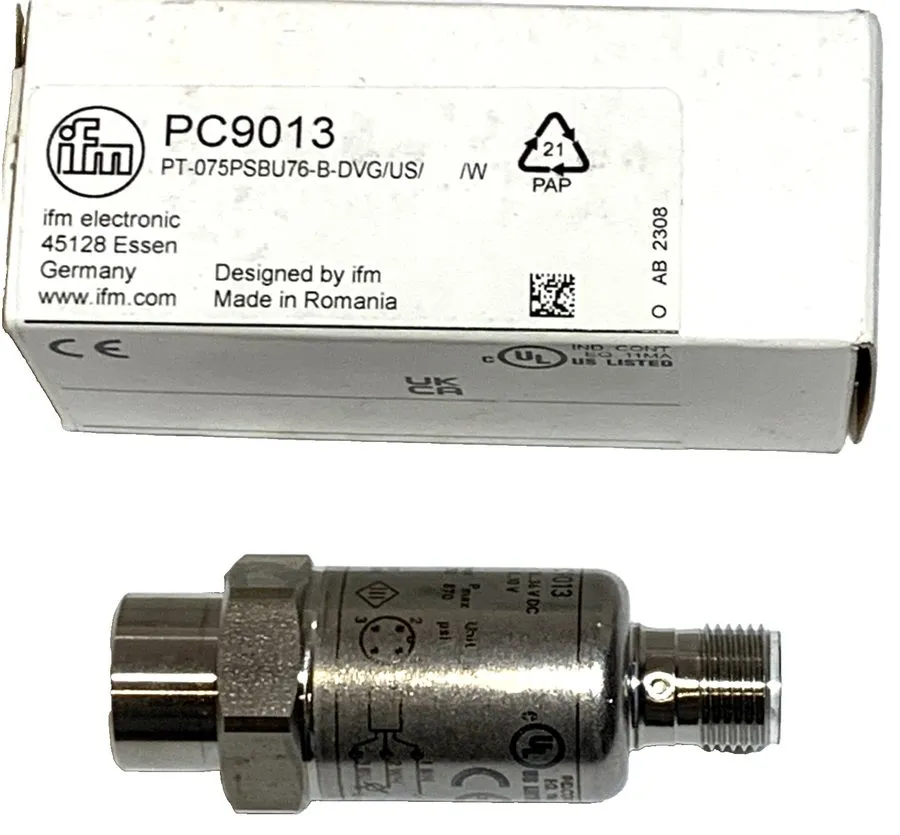 Датчик давления IFM ELECTRONICS PC9013 PRESSURE TRANSMITTER PT-075PSBU76-B-DVG/U