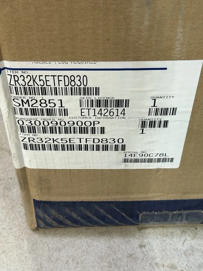 Компрессор Copeland Compressor ZR32K5E-TFD-800 Replaces ZR32KETFD830 (BWD)