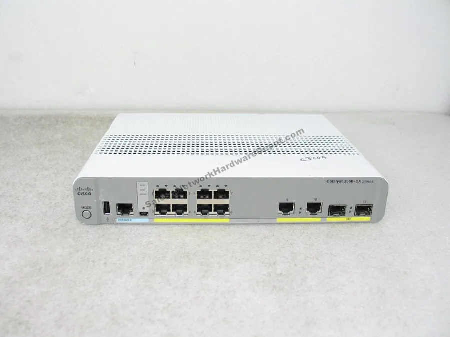 Коммутатор Cisco Catalyst 3560-CX WS-C3560CX-8TC-S Fanless 8-Port Switch IOS15
