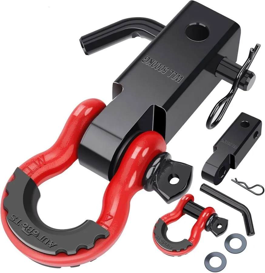 Такелажная скоба Shackle Hitch Receiver 2" 45000lb Heavy Duty 3/4 D-Ring 5/8 Pin