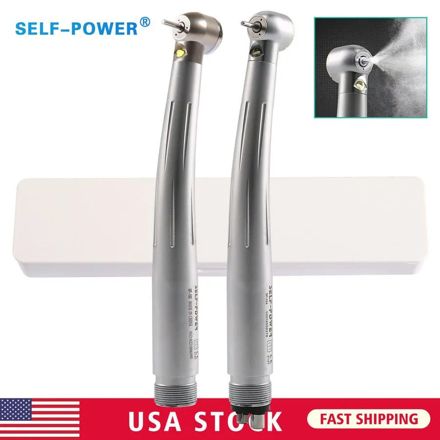 Стоматологический наконечник Dental Fiber Optic LED E-generator high speed handp
