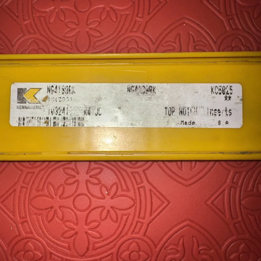 Режущий инструмент KENNAMETAL NG4189RK KC5025 CARBIDE INSERT Grooving Insert (Q3