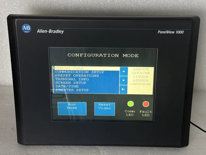 Панель оператора 2711-T10C8L1 AB PanelView 1000 10" Color Touch Operator Interfa — фото лота 1