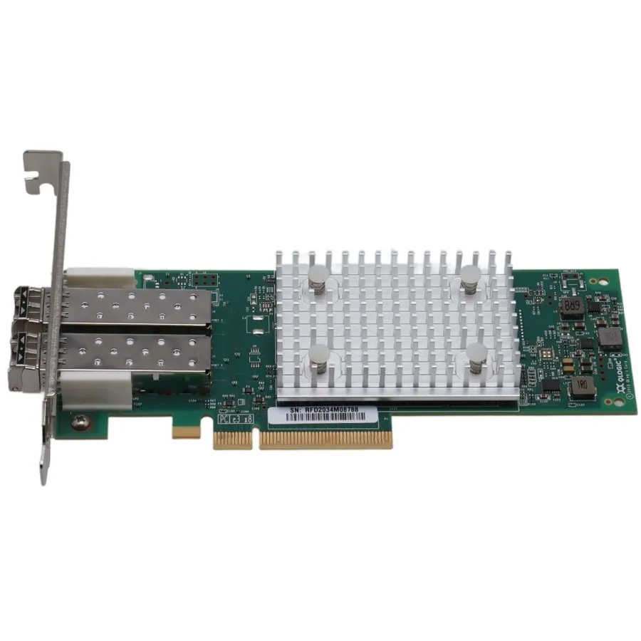 Контроллер DELL QLE2692 QLOGIC 2-Port Fibre Channel 16Gb PCIe HBA 0YCVFG 0WVT0T 