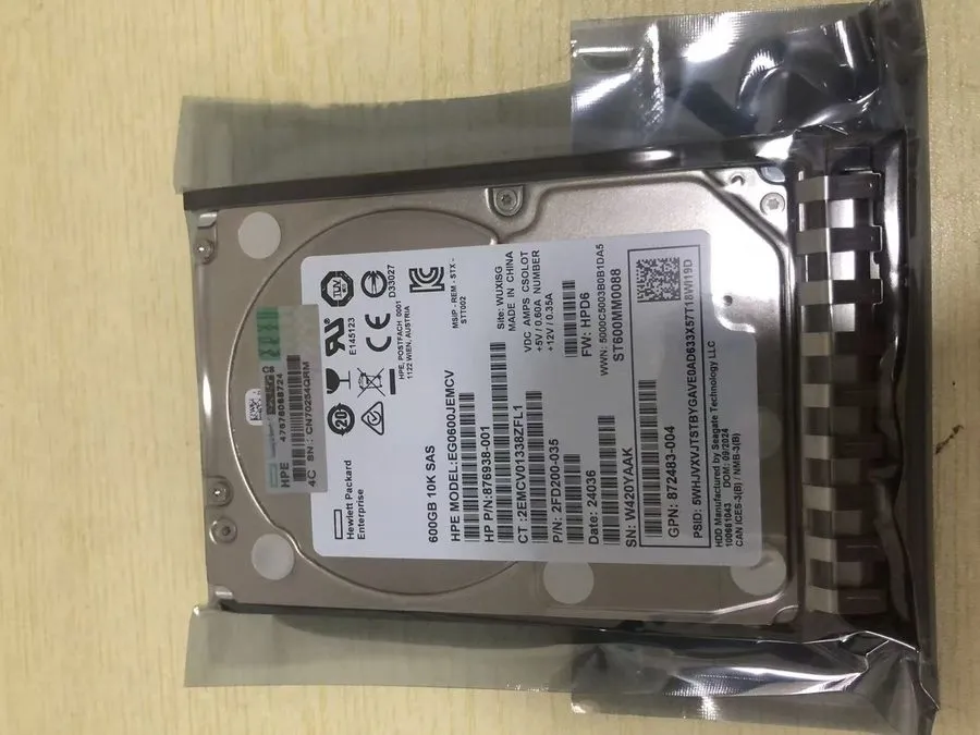Жёсткий диск P53561-B21 P54681-001 HPE 600GB SAS 12G 10K 2.5" ENT GEN11 HDD Hard