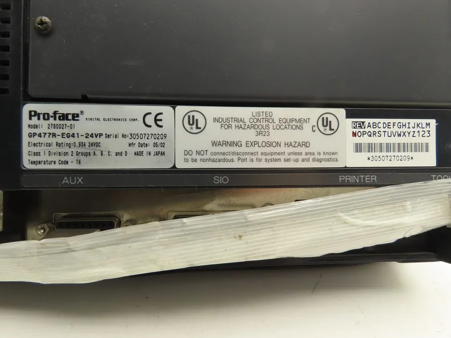 Панель оператора Pro-face GP477R-EG41-24VP 2780027-01 HMI Touchscreen Operator P