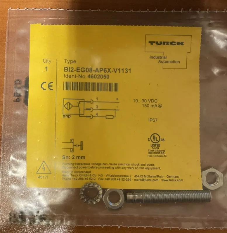 Датчик приближения BI2-EG08-AP6X-V1131 Proximity Switch Sensor