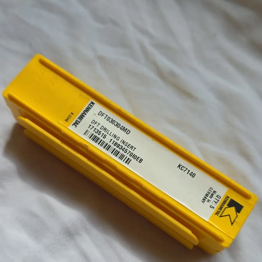 Режущий инструмент Kennametal DFT030304MD Carbide DFT Drilling Insert KC7140