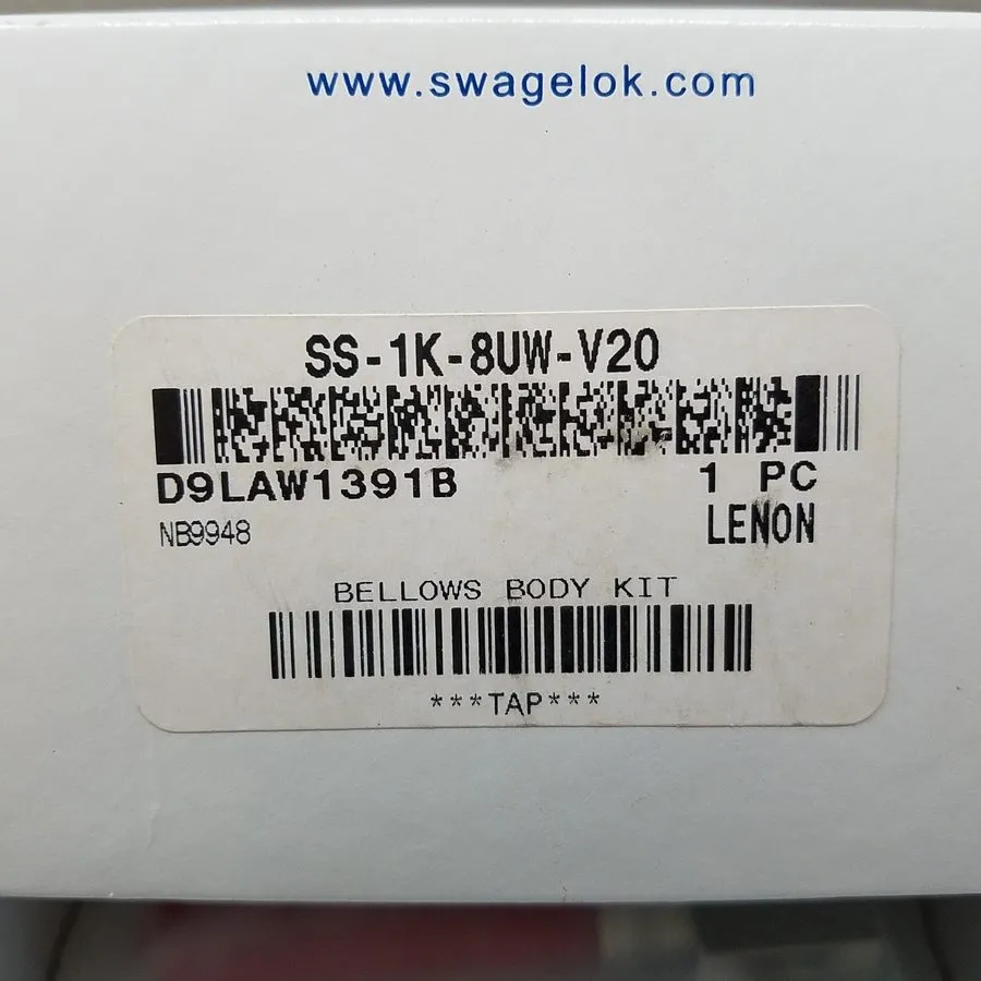 Клапан Swagelok SS-1K-8UW-V20 Bellows Sealed Valve